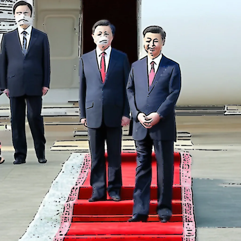 Artistic representation for King trip to China marks a new chapter in bilateral ties.