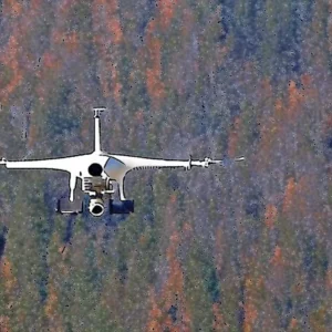 Artistic representation for Ukraine reportedly downs Russian Orlan drone at record height of 3 . 6 km