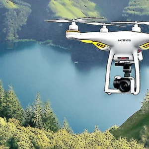 Artistic representation for Matternet secures first faa drone operator certification in switzerland