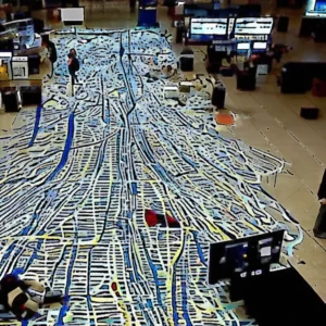 Artistic representation for Protest : Air traffic controllers set to ground nation airports