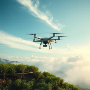 Artistic representation for Navigating the skies: agricultural drones in us-china relations amidst misguided