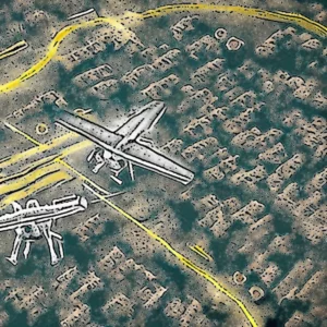 Read more about the article Ukrainian drones strike major military depot in Russian town.