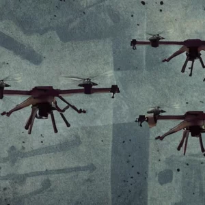 Read more about the article Ukrainian drones strike major military depot in Russian town.