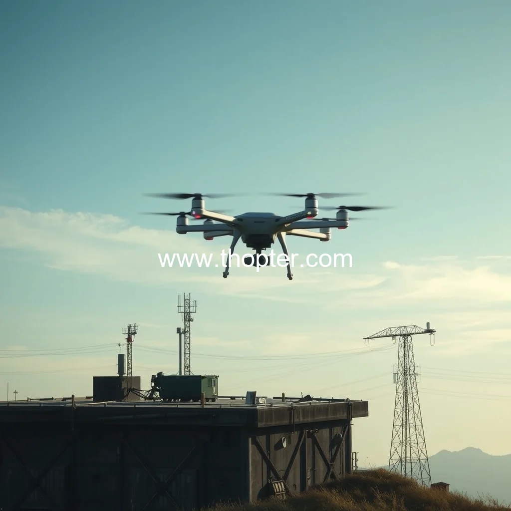 Artistic representation for Mysterious drones hover over u.s. base: 17-day surveillance