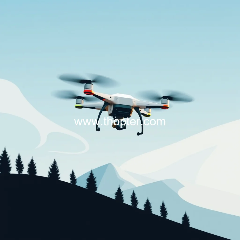 Artistic representation for Revolutionizing emergency response: missoula's first responders embrace drone technology title