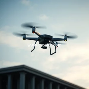 Artistic representation for Chinese drone maker DJI sues Pentagon over blacklisting