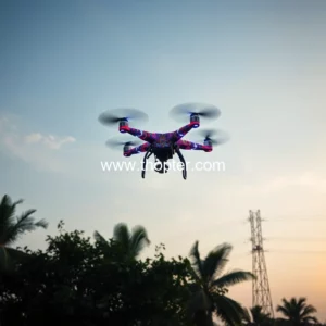 Artistic representation for Sustainability meets spectacle: drone shows revolutionize india's festive marketing scene