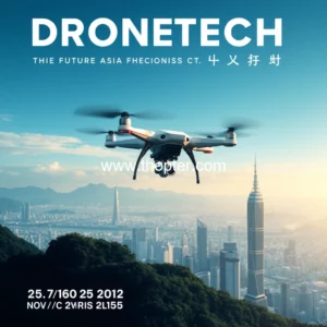 Artistic representation for EXPLORE THE FUTURE OF DRONE APPLICATIONS AT DRONTECH ASIA INTERNATIONAL CONFERENCE 25 27 NOVEMBER 2024 Taiwan News
