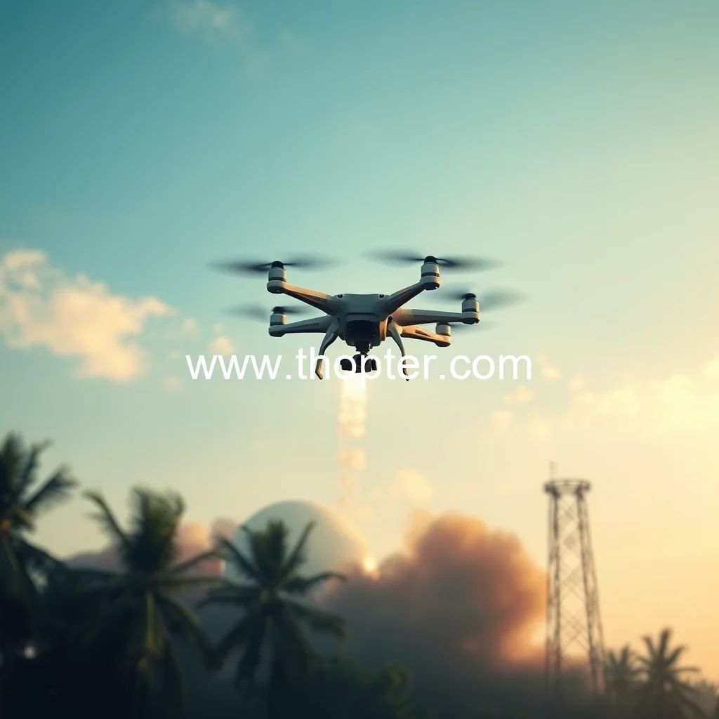 Artistic representation for India's drone market skyrockets: is your stock ready for takeoff?
