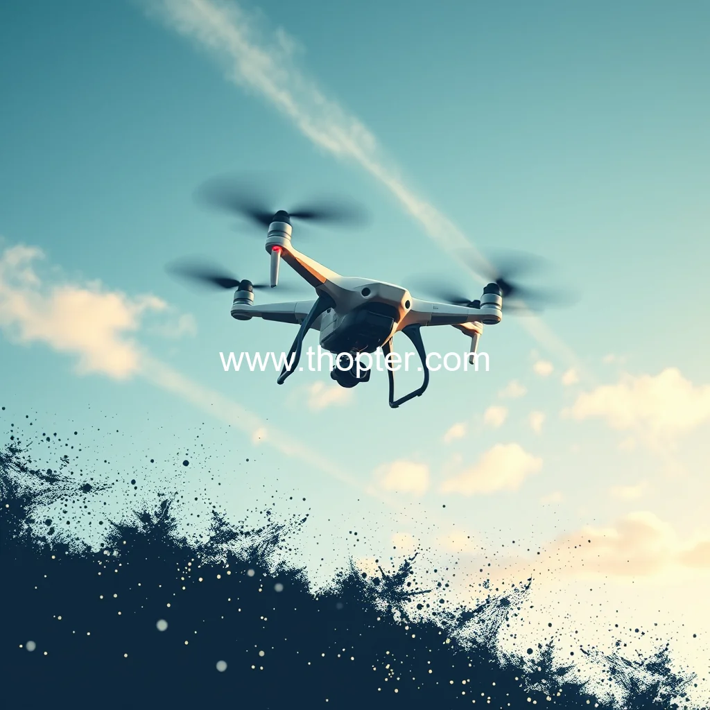 Artistic representation for Dronepreneurs take flight in champion News Sports Jobs