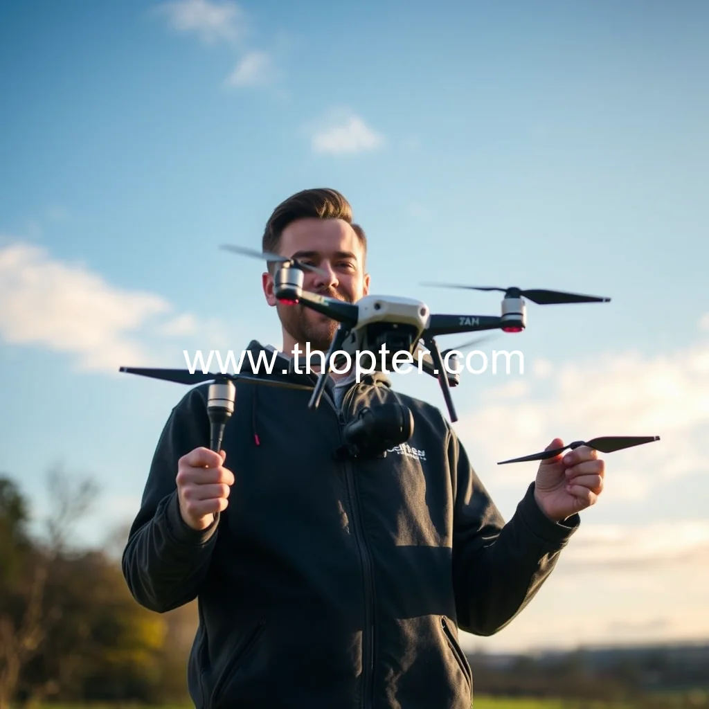 Artistic representation for Fife entrepreneur soars with success: revolutionizing drones