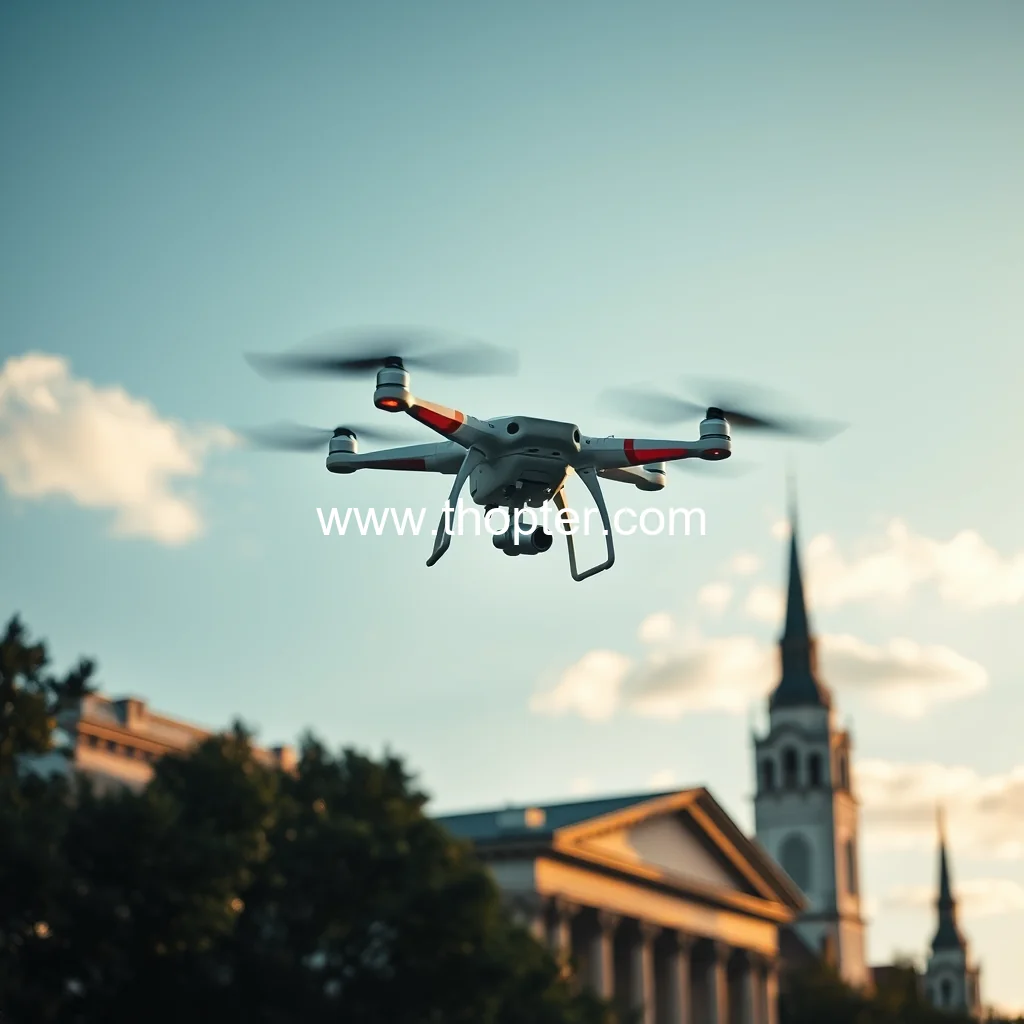 Artistic representation for Government unveils drone industry boost: p