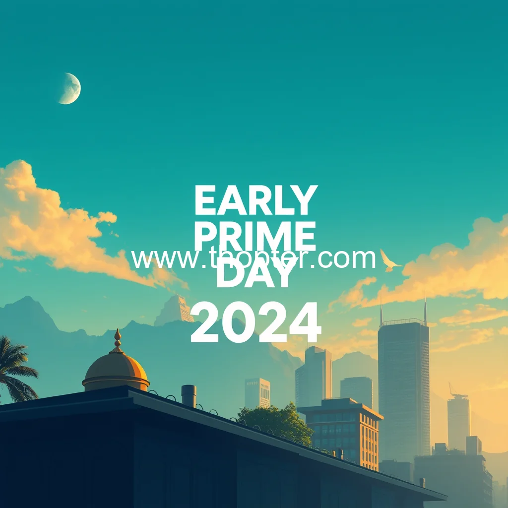 Artistic representation for Early prime day 2024: top de