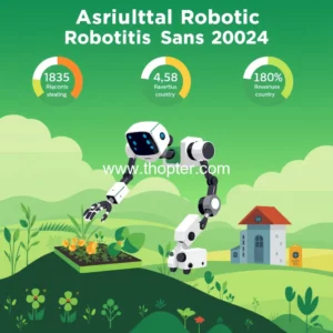 Artistic representation for Agricultural Robotics Statistics 2024 By Revenue And Country