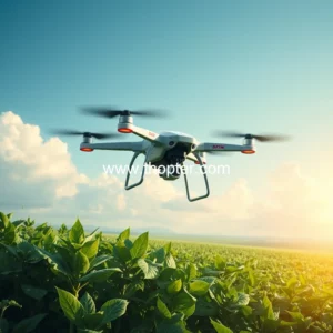 Artistic representation for Peak3 and DJI Launch Innovative Insurance for Agriculture Drones to Boost Smart Agriculture