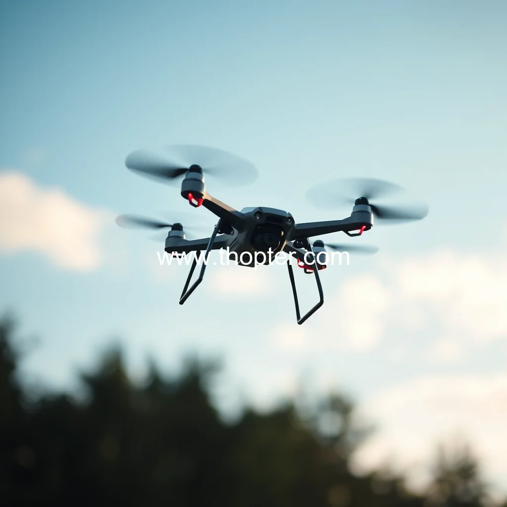 Artistic representation for Tiny 10 inch FPV drone with 11 pound payload power introduced in Ukraine