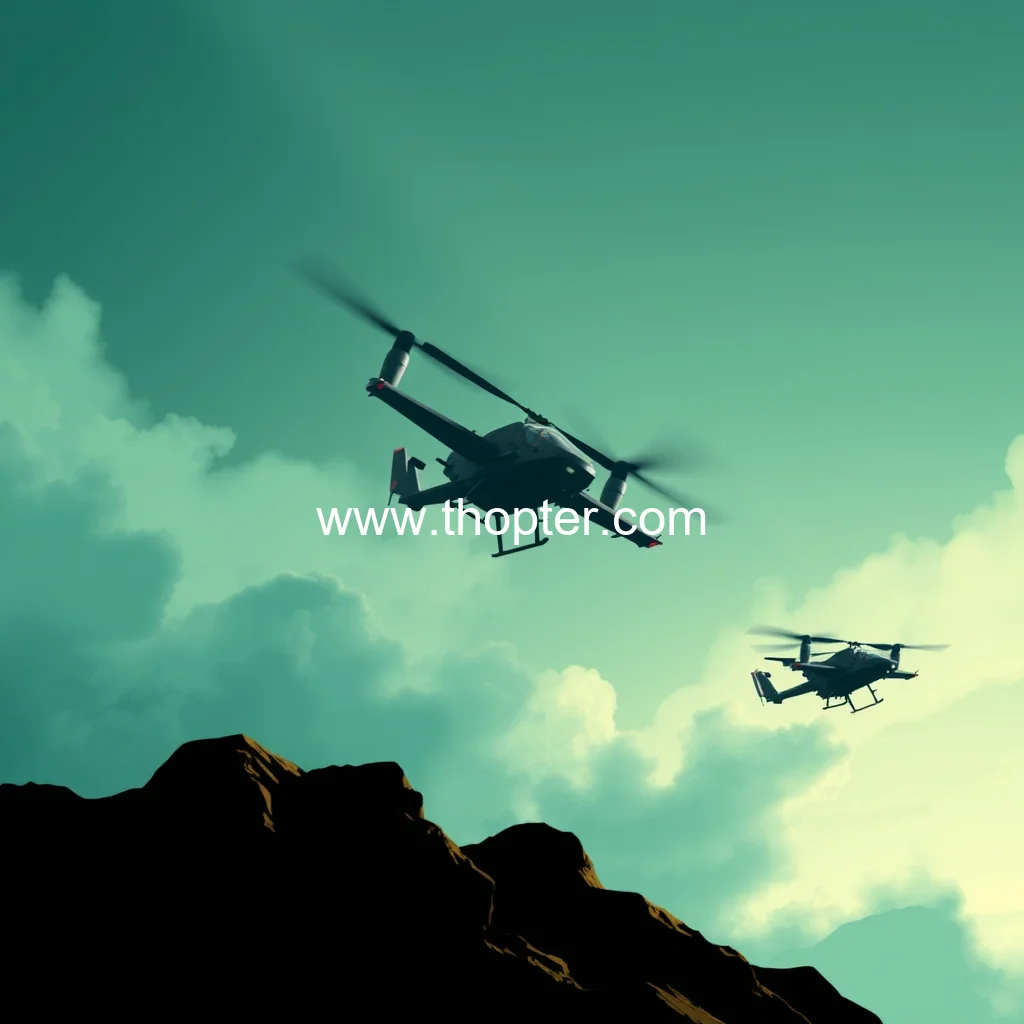 Artistic representation for Next-gen teal system: army's srr concludes competitive process for suas question: what is the main focus of the army's srr suas competitive process?