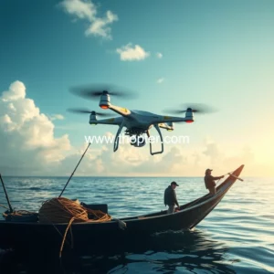 Read more about the article Drones to emerge as a game changer in fisheries : MoS George Kurian