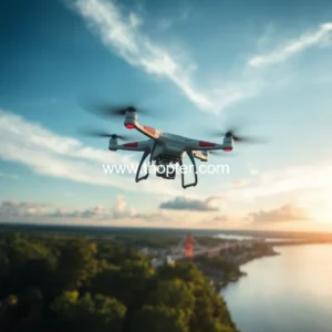 Artistic representation for UPDATE : Drone helps rescue woman who fell 50 feet from I 4 into St Johns River