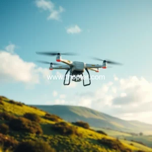 Artistic representation for Rural Ireland might get drone deliveries by next year