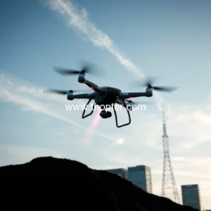 Artistic representation for U of T students take on aerospace giants placing second in international drone defence competition