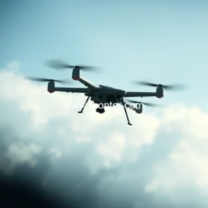 Artistic representation for Ukraine's uav evolution: from domestic drone to fpv strike capability.