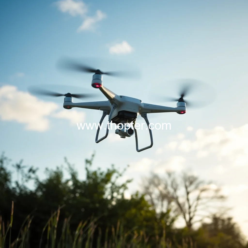 Artistic representation for Sussex farmers learn how police are using advanced drone technologies to tackle rural crime