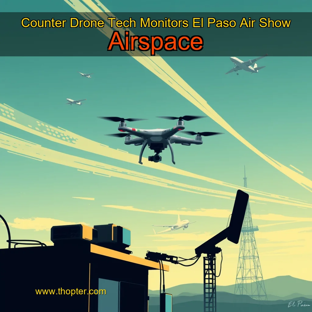 You are currently viewing Counter  Drone Tech Monitors El Paso Air Show Airspace
