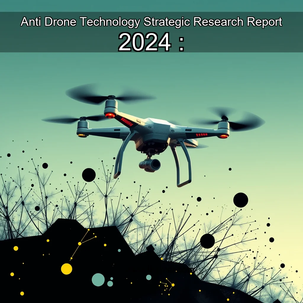 Artistic representation for Anti Drone Technology Strategic Research Report 2024 :
