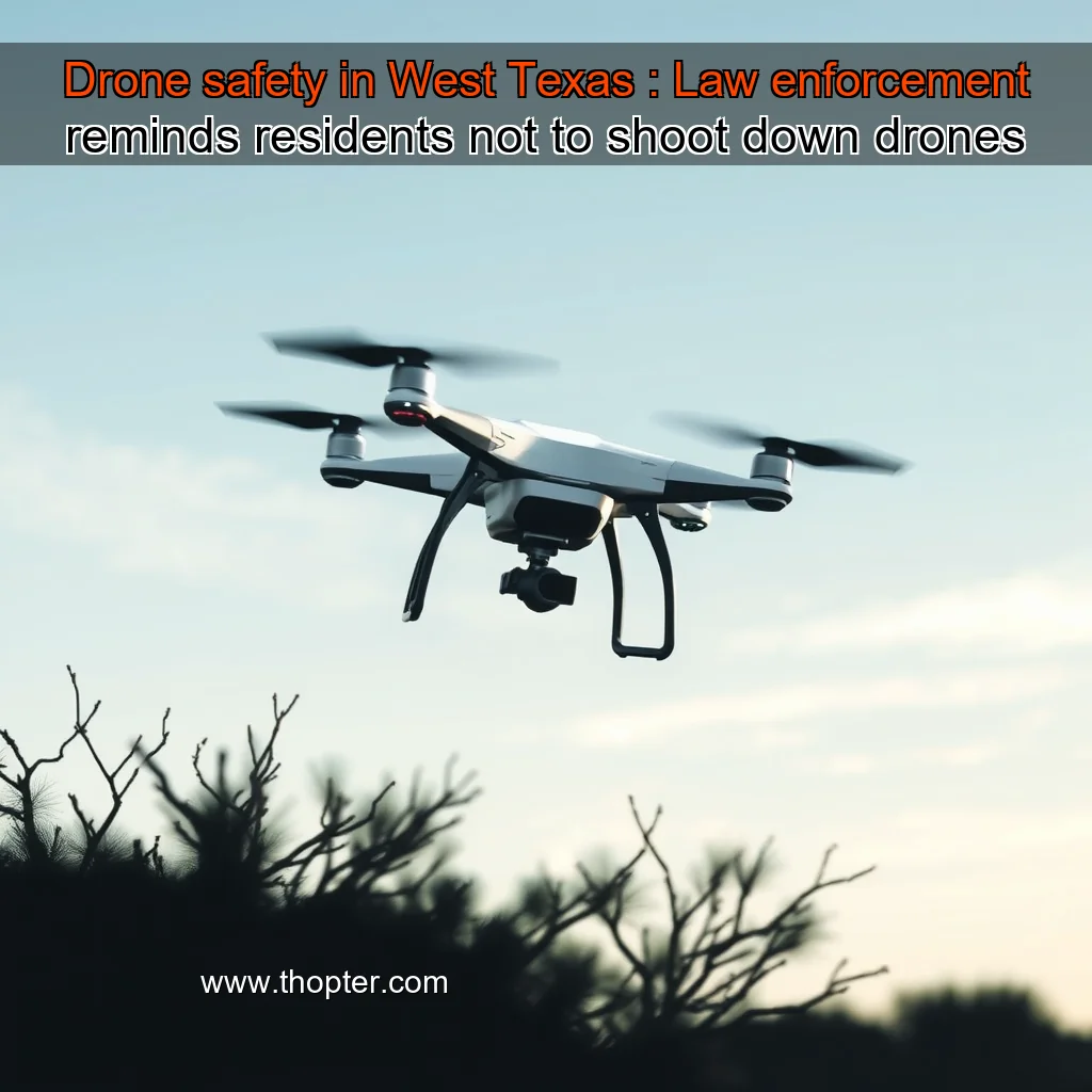 You are currently viewing Drone safety in West Texas : Law enforcement reminds residents not to shoot down drones
