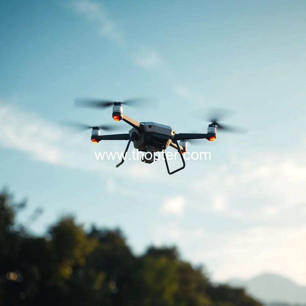 Artistic representation for Amazon soars to new heights : Successful drone delivery test in Italy Cardinal Courier