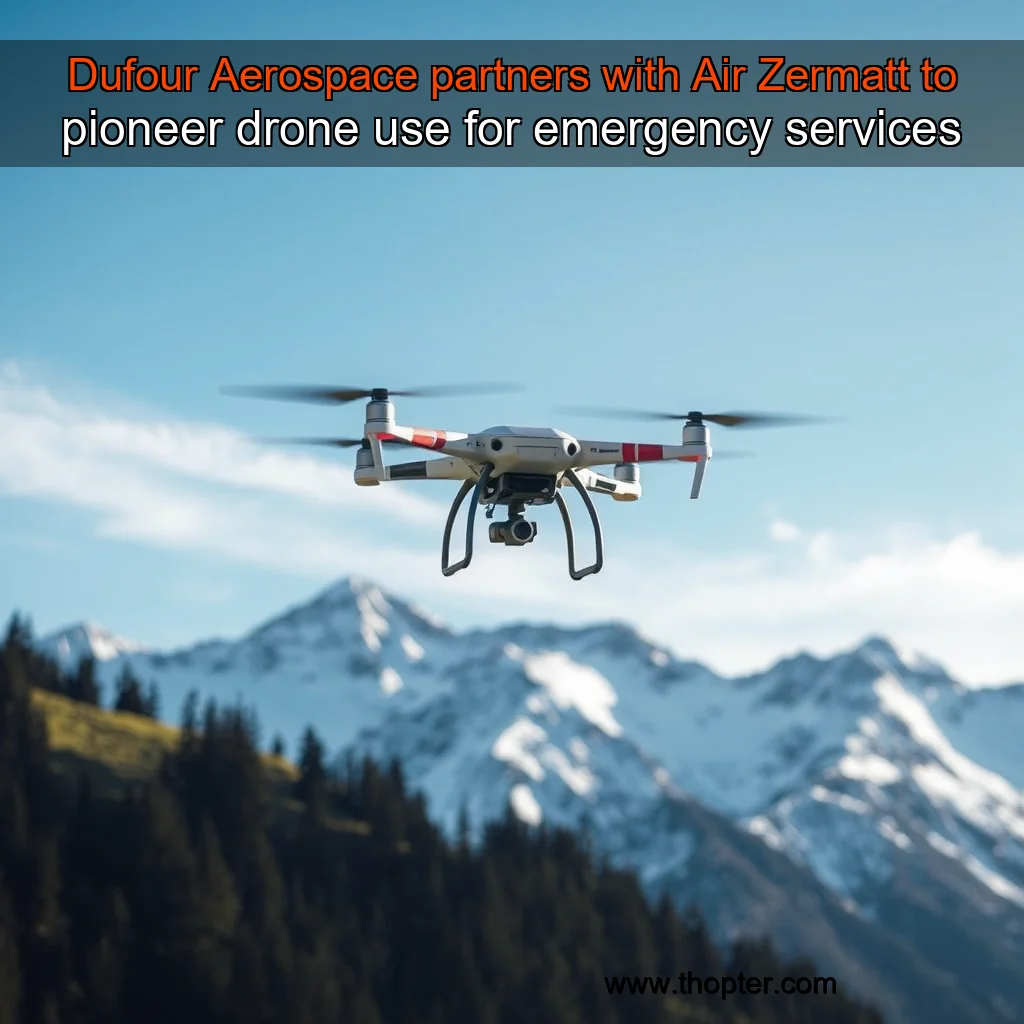 You are currently viewing Dufour Aerospace partners with Air Zermatt to pioneer drone use for emergency services