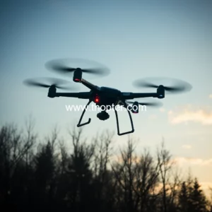 Artistic representation for Revolutionary drone: ukraine's fiber-optic warfare game!