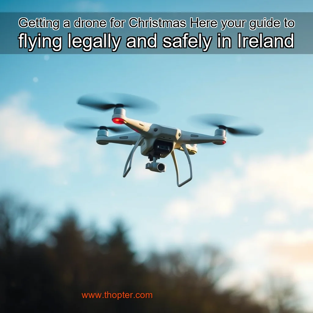 Artistic representation for Getting a drone for Christmas Here your guide to flying legally and safely in Ireland