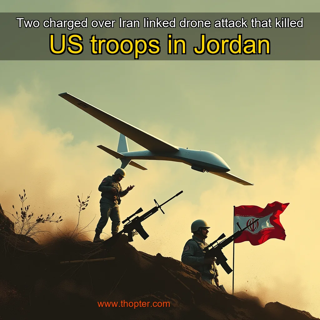 You are currently viewing Two charged over Iran  linked drone attack that killed US troops in Jordan