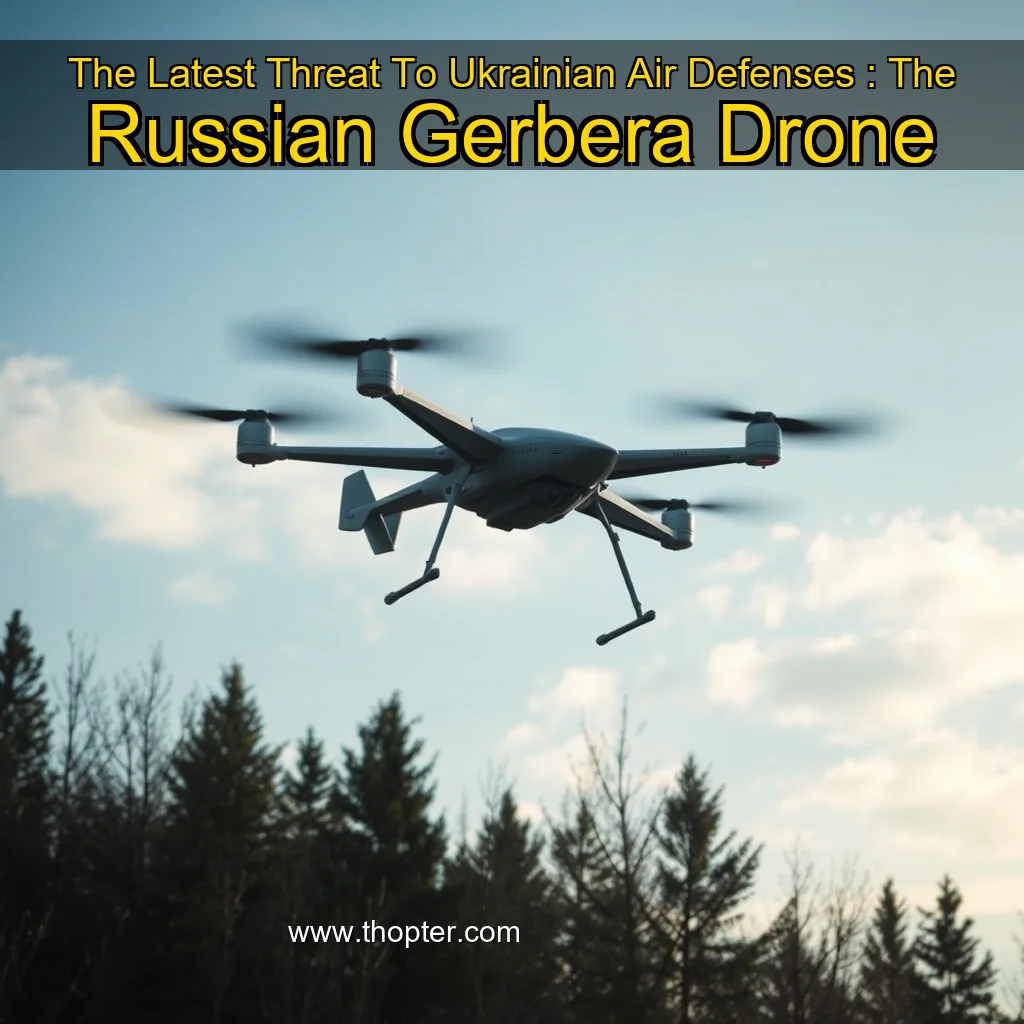 You are currently viewing The Latest Threat To Ukrainian Air Defenses : The Russian Gerbera Drone