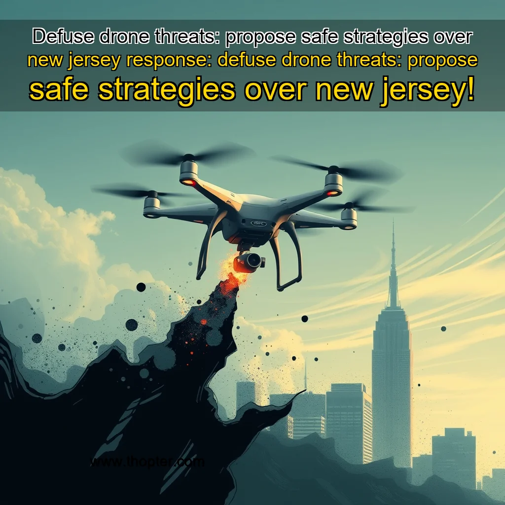 Artistic representation for Defuse drone threats: propose safe strategies over new jersey response: defuse drone threats: propose safe strategies over new jersey!