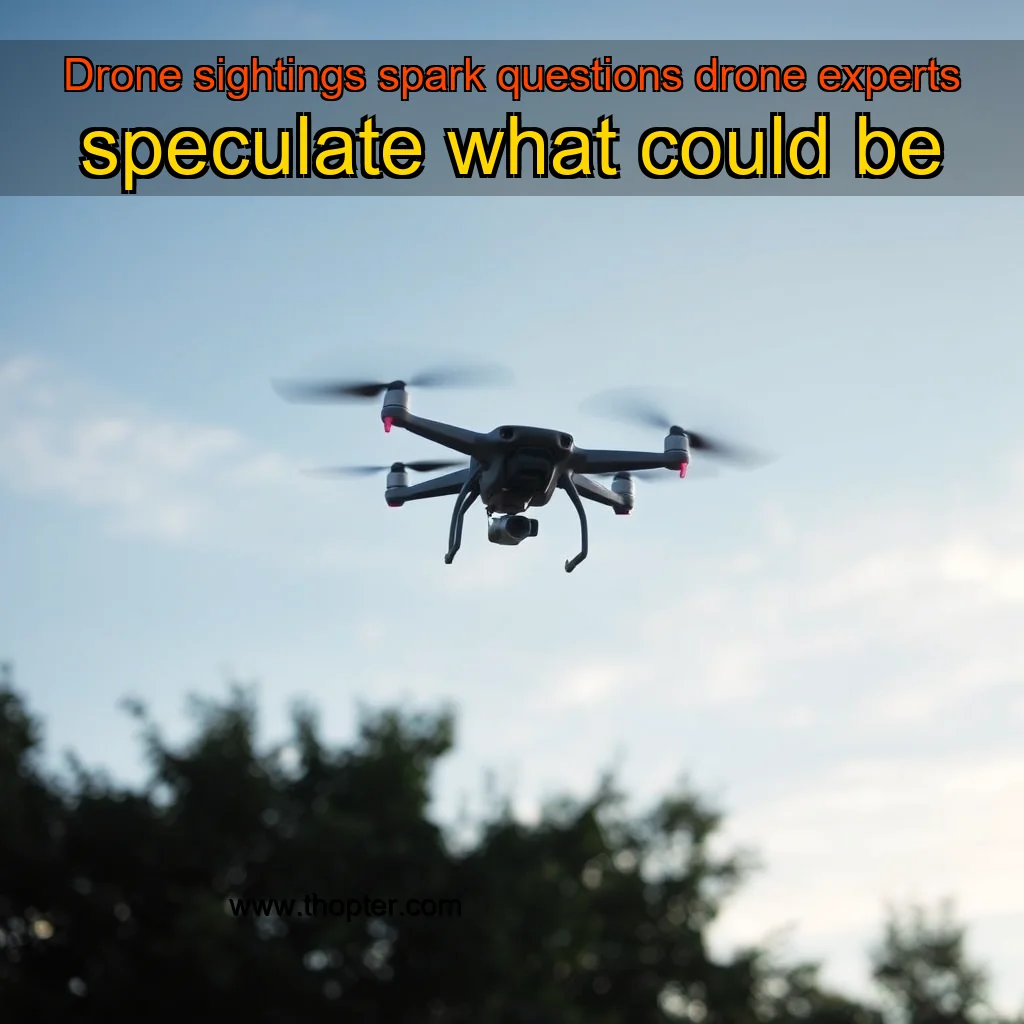 Artistic representation for Drone sightings spark questions drone experts speculate what could be