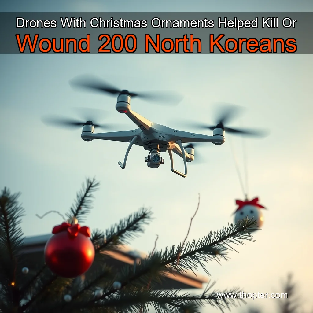 You are currently viewing Drones With Christmas Ornaments Helped Kill Or Wound 200 North Koreans