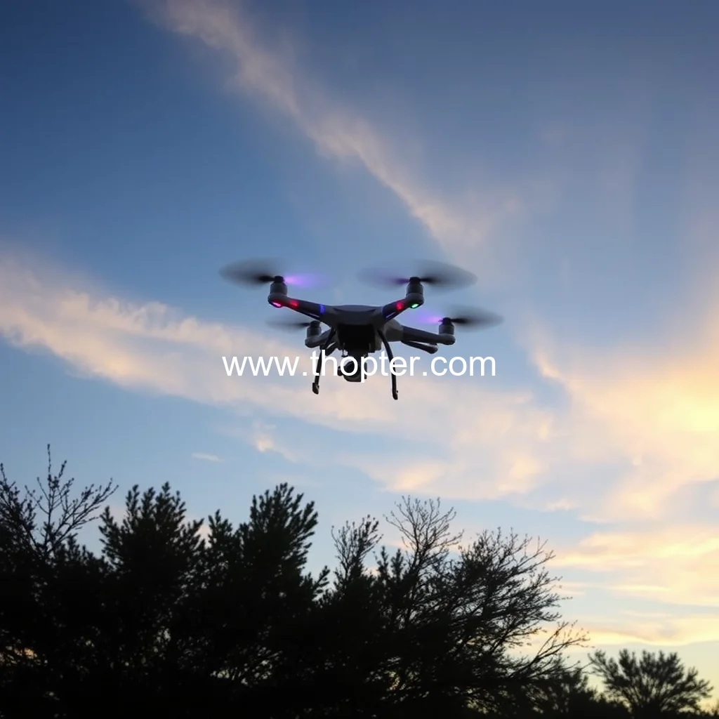 Artistic representation for Watch : Sky Elements sets new US record with largest drone show over Texas