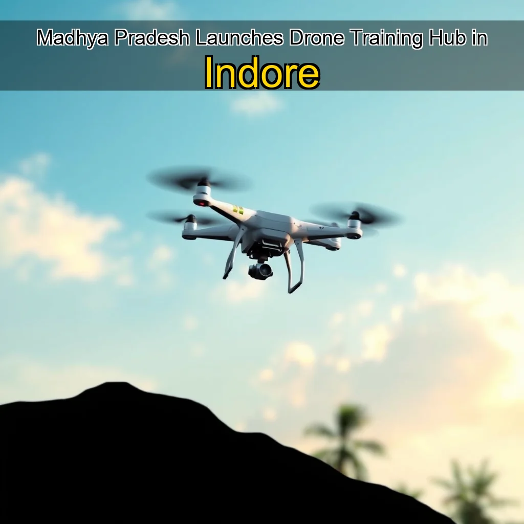 You are currently viewing Madhya Pradesh Launches Drone Training Hub in Indore
