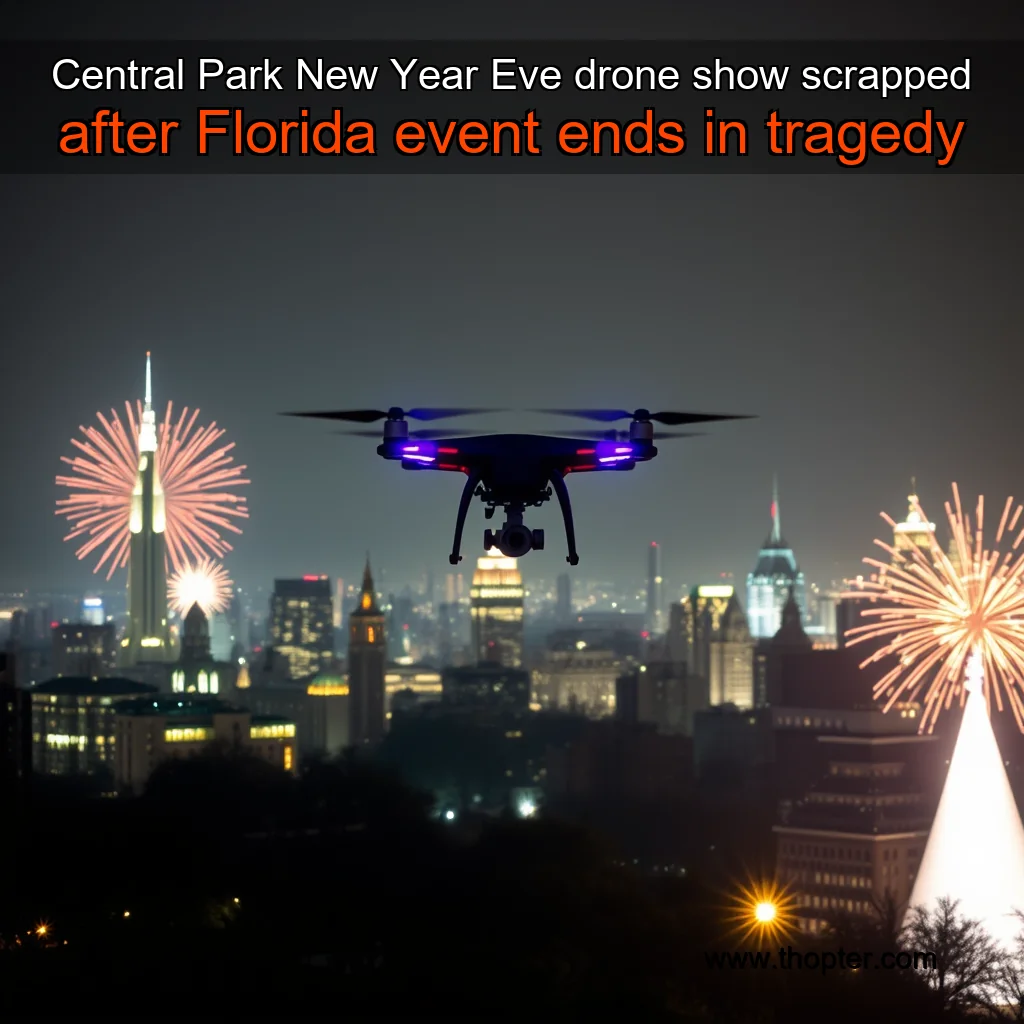 You are currently viewing Central Park New Year Eve drone show scrapped after Florida event ends in tragedy