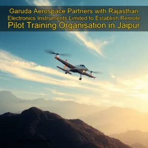 Read more about the article Garuda Aerospace Partners with Rajasthan Electronics  Instruments Limited to Establish Remote Pilot Training Organisation in Jaipur