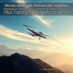 Read more about the article Garuda Aerospace Partners with Rajasthan Electronics  Instruments Limited to Establish Remote Pilot Training Organisation in Jaipur