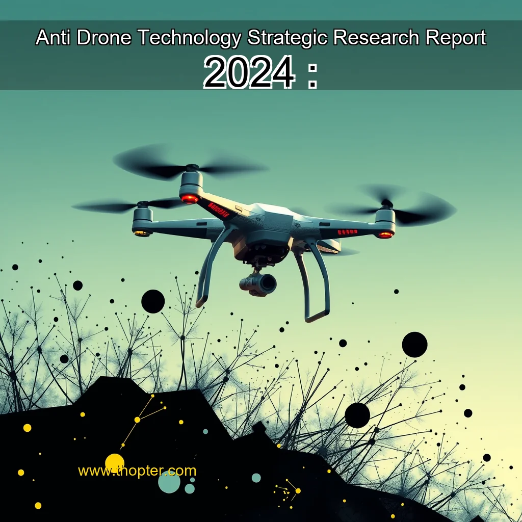 Artistic representation for Anti Drone Technology Strategic Research Report 2024 :