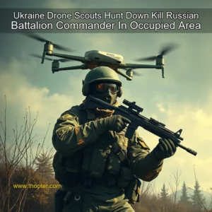 Artistic representation for Ukraine Drone Scouts Hunt Down Kill Russian Battalion Commander In Occupied Area