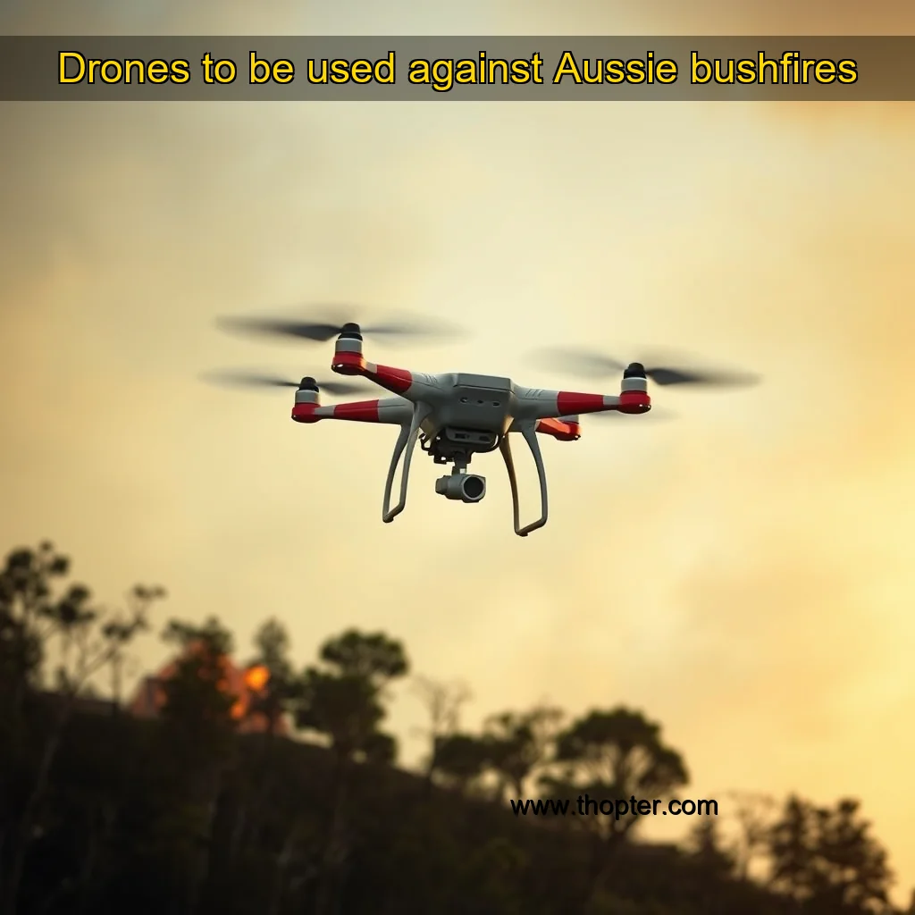 You are currently viewing Drones to be used against Aussie bushfires