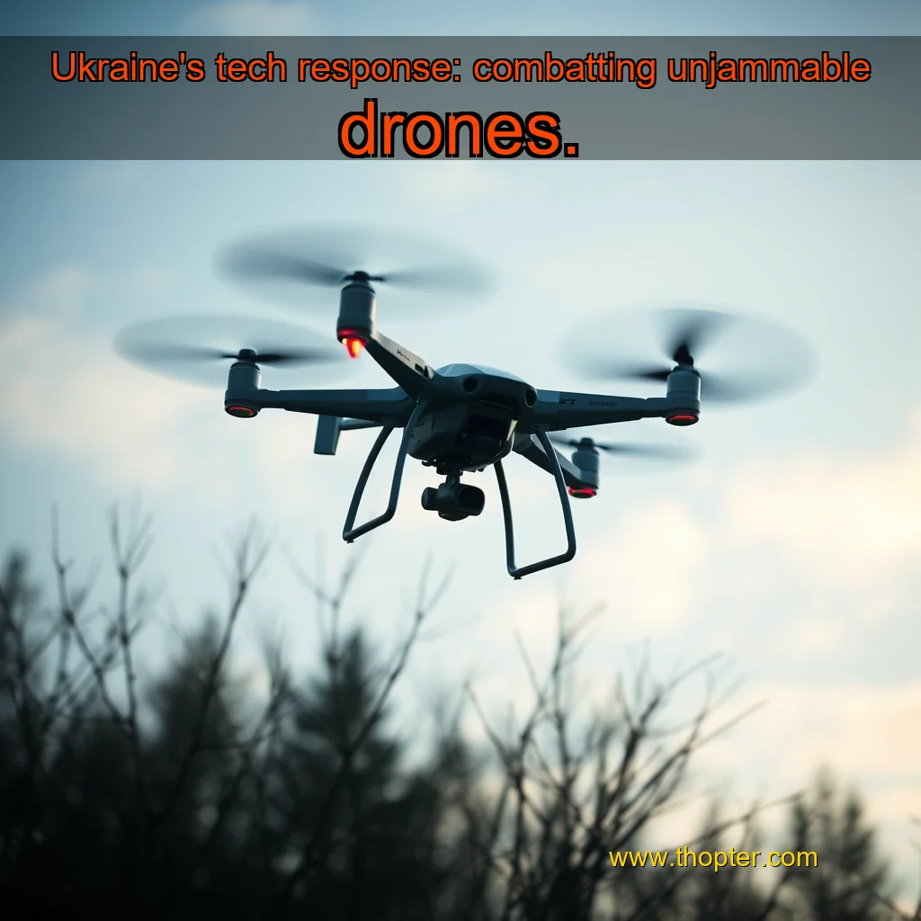 You are currently viewing Ukraine’s tech response: combatting unjammable drones.