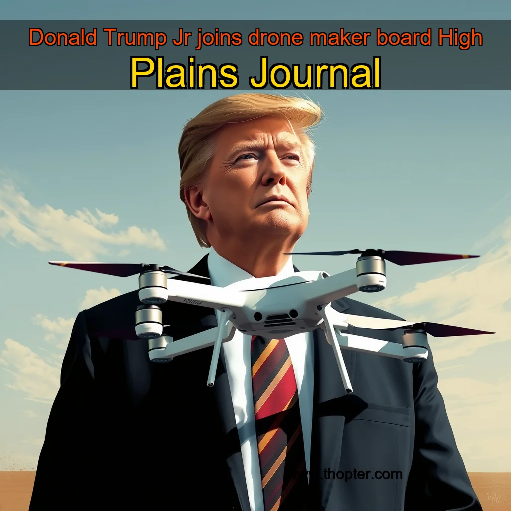 You are currently viewing Donald Trump Jr  joins drone  maker board  High Plains Journal