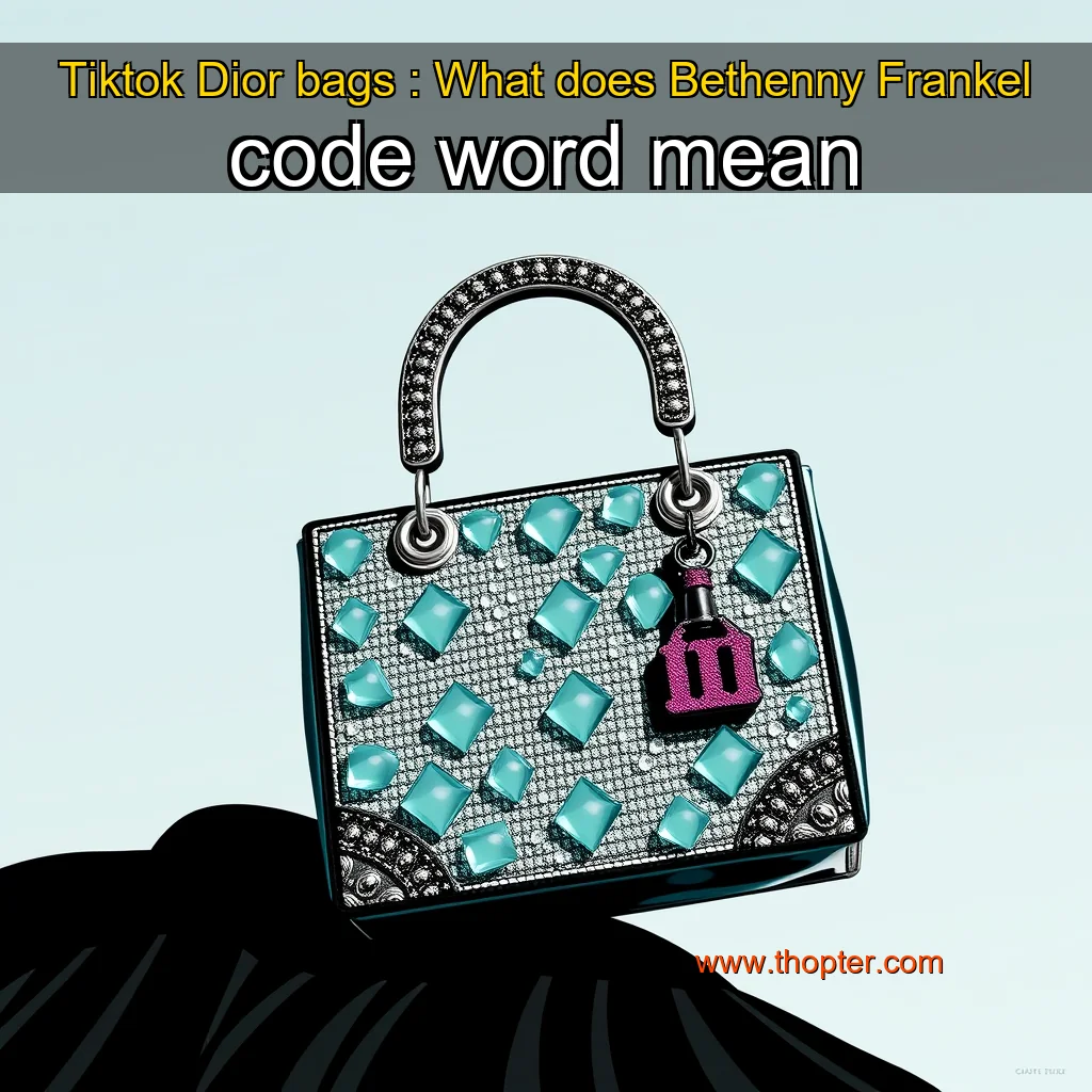 You are currently viewing Tiktok Dior bags : What does Bethenny Frankel code word mean